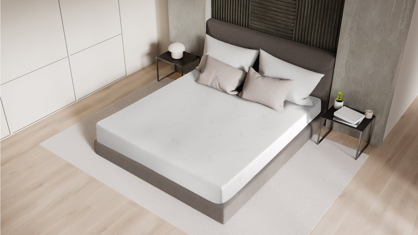 CoolMax All Foam Memory Foam Mattress 10cm Deep with Removable Cover