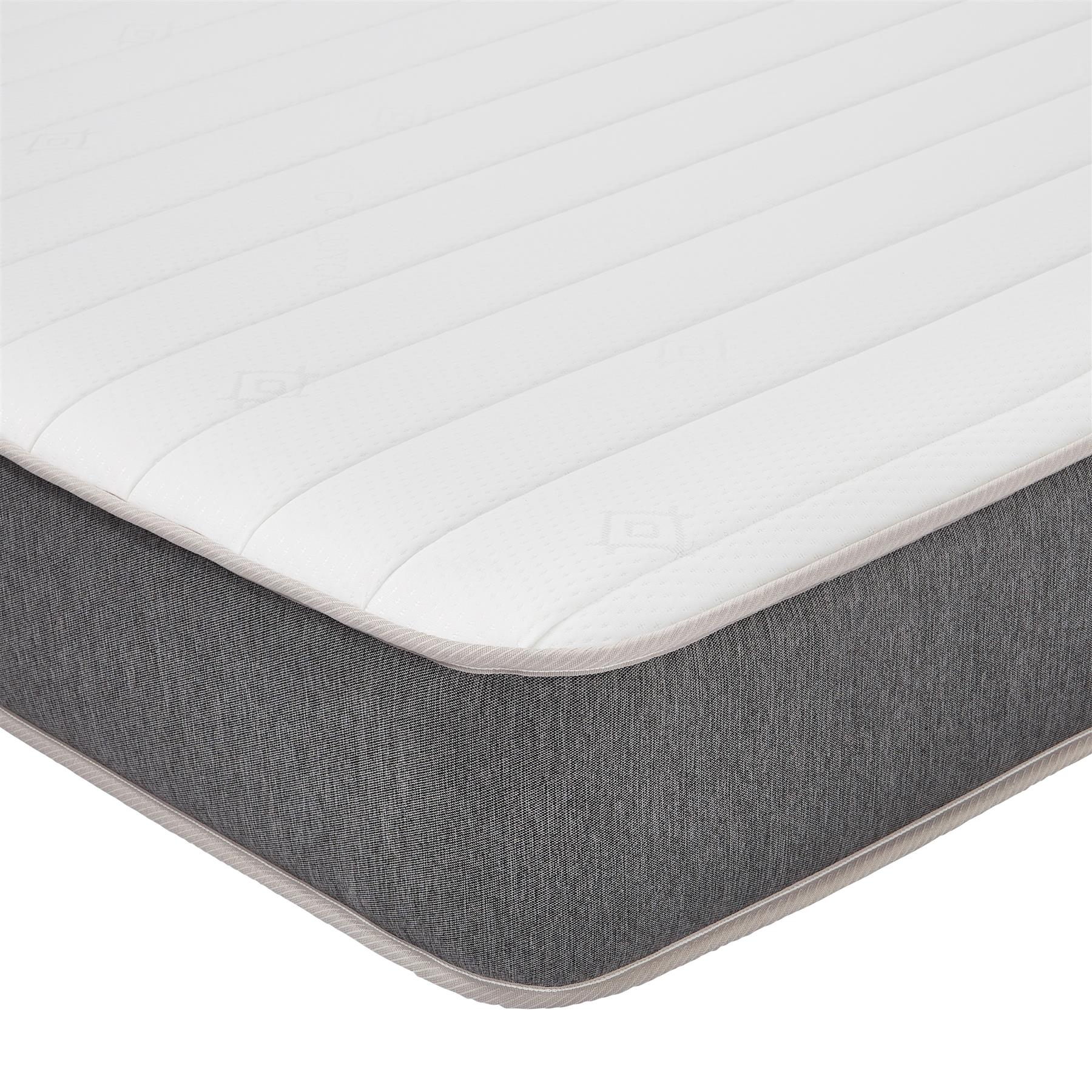 Superior Next-Gen Memory Fibre Luxurious Grey Border Pocket Spring Mattress
